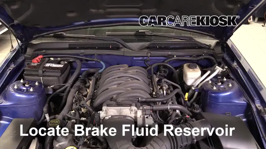 2007 Ford Mustang GT 4.6L V8 Coupe Brake Fluid Add Fluid
